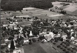 Aarwangen BE Flugufnahme Nr.55014 , 1957