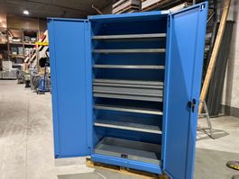 Fami Chemie Metallschrank Nr 6 mit 2 Schubladen / SUVA wanne