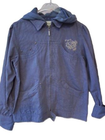 s.Masse Gr. 140 146 152 Jacke blau AUCH FÜR IM SOMMER