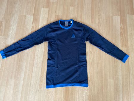 Odlo Funktionsshirt Langarm Blau Grösse 152/164 Performance