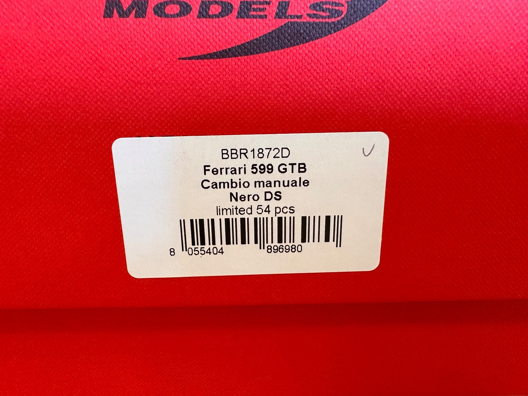 BBR Models Modellautos: Ferrari  599 GTB 1/18 nero Handschaltung – Neu und originalverpackt aus Stein AR von Krabbe2 9