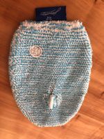 JEMAKO Waschhandschuh blau-weiss, Neu