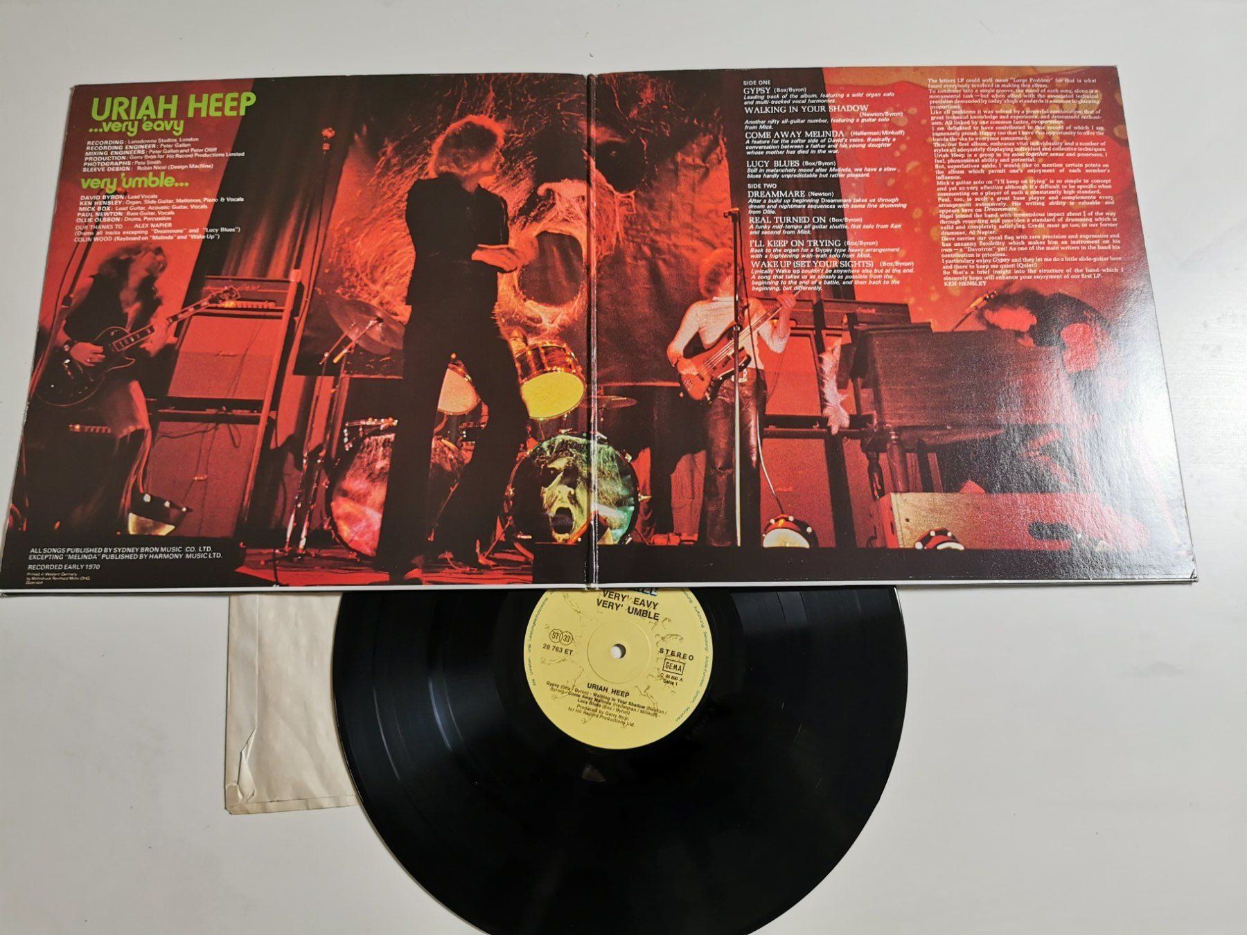 Dischi in vinile: Uriah Heep - ...very 'eavy – Usato da Grafenried venduto da Jukebox70 2