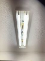 Deckenleuchte mit Leuchtstofflampe weiss gebraucht