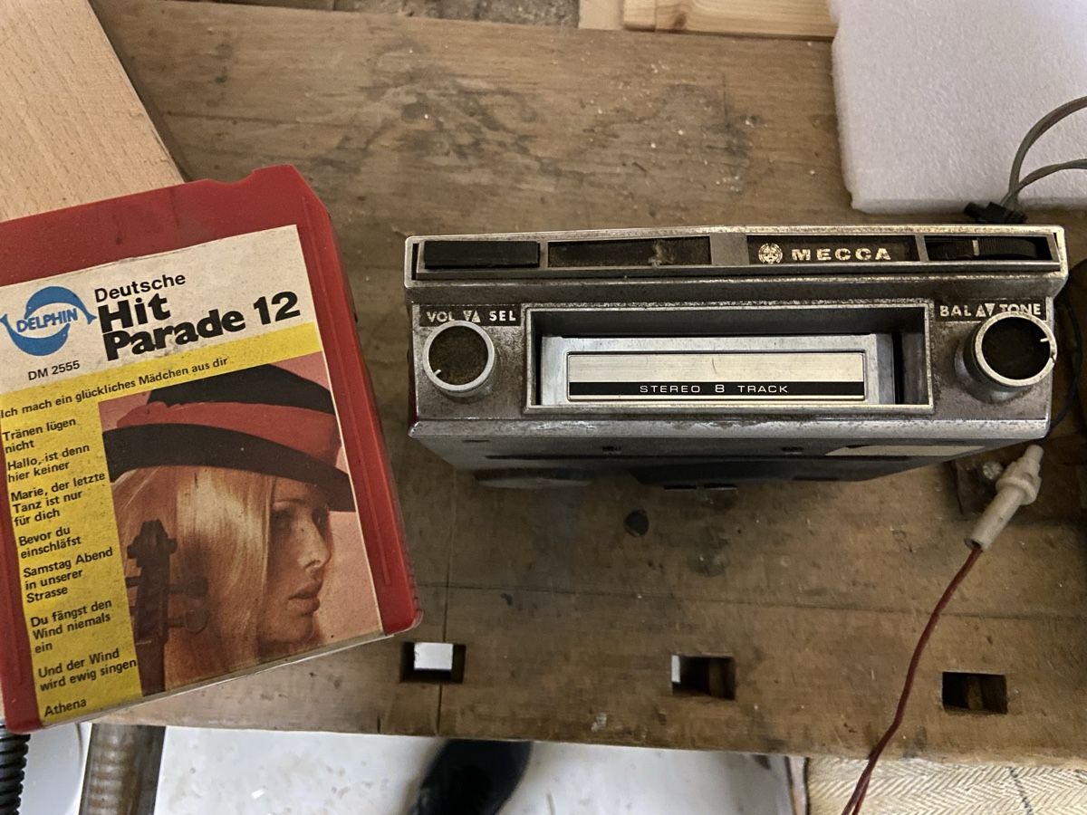 Musicassette: Kassettenrecorder Oldtimer Mecca Stereo 8 Track – Usato da Niederönz venduto da guisan45 1