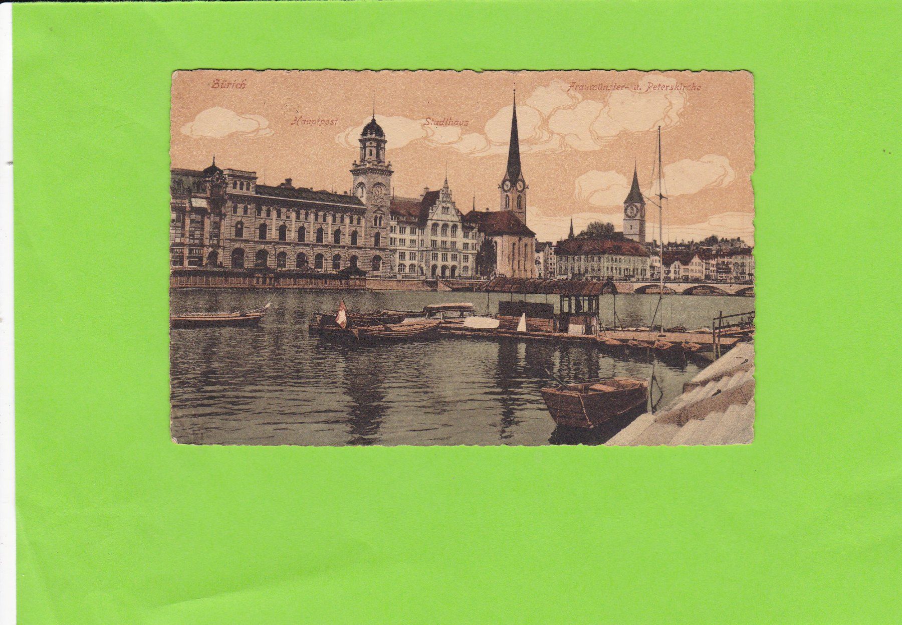 Cartoline postali: Zürich-Edition Guggenheim – Usato da St. Peterzell venduto da neckertal