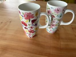 Kaffee Tassen, Sommerliche Keramik,