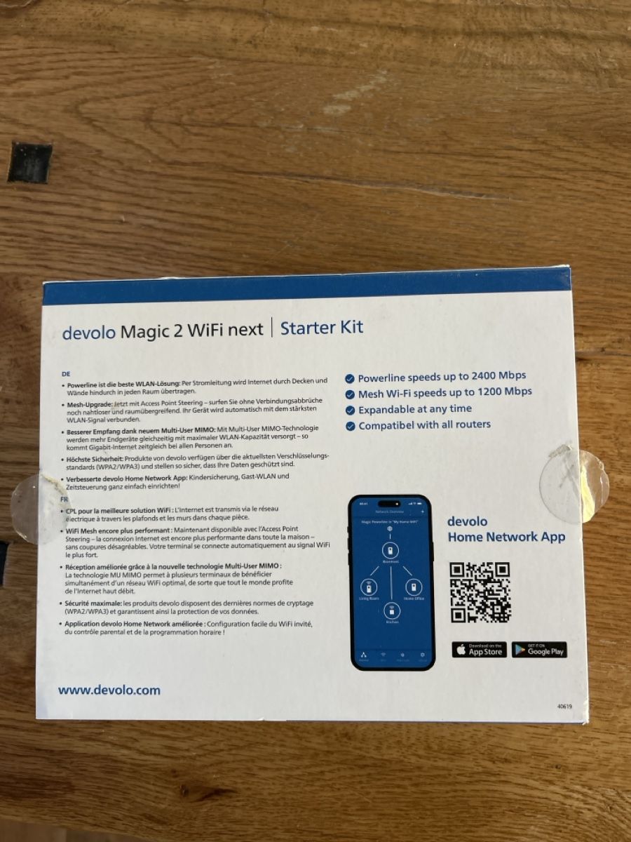 Devolo WiFi: Devolo Magic 2 WiFi next Starter Kit Powerline neu – Nuovo e nell'imballaggio originale da Büren an der Aare venduto da Gulf5 2
