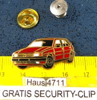 FIAT TIPO ROT AUTO PIN ENAMEL MIT SECURITY-CLIP