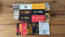 Pokemon Karten-Kollektion: ETB Boxen und Zubehör