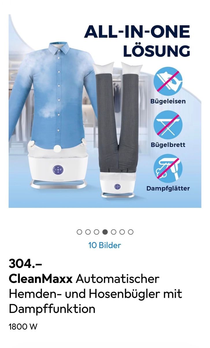 Ferri da stiro: Shirt and Trouser iron – Usato da Zürich venduto da ale_kl9k 5