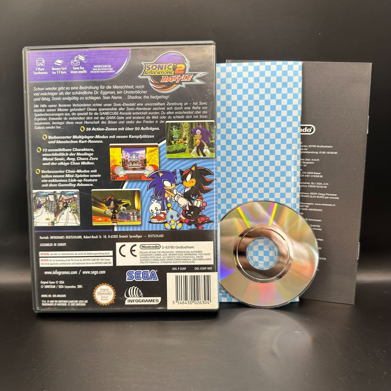 Nintendo Giochi: Sonic Adventure 2 Battle Gamecube – Usato da Düdingen venduto da Nerdworld 1