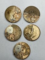 5x Omega Uhrwerk cal 1011