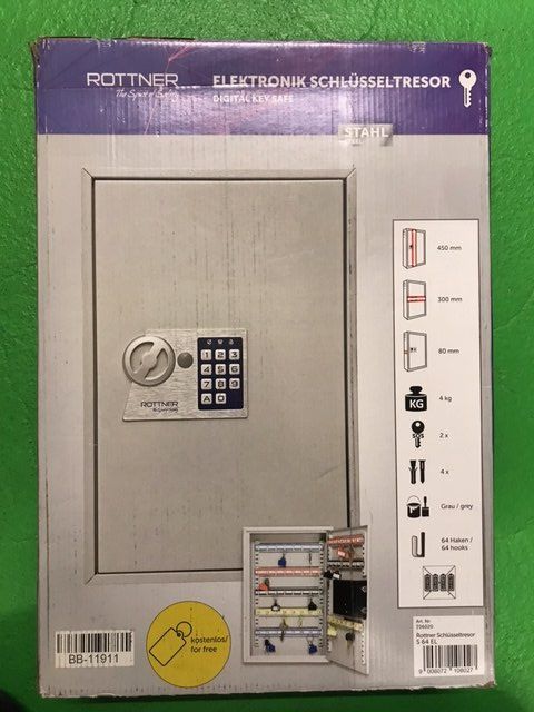 Rottner Elektronik Schlüsseltresor Key Safe (Neu (gemäss Beschreibung ...