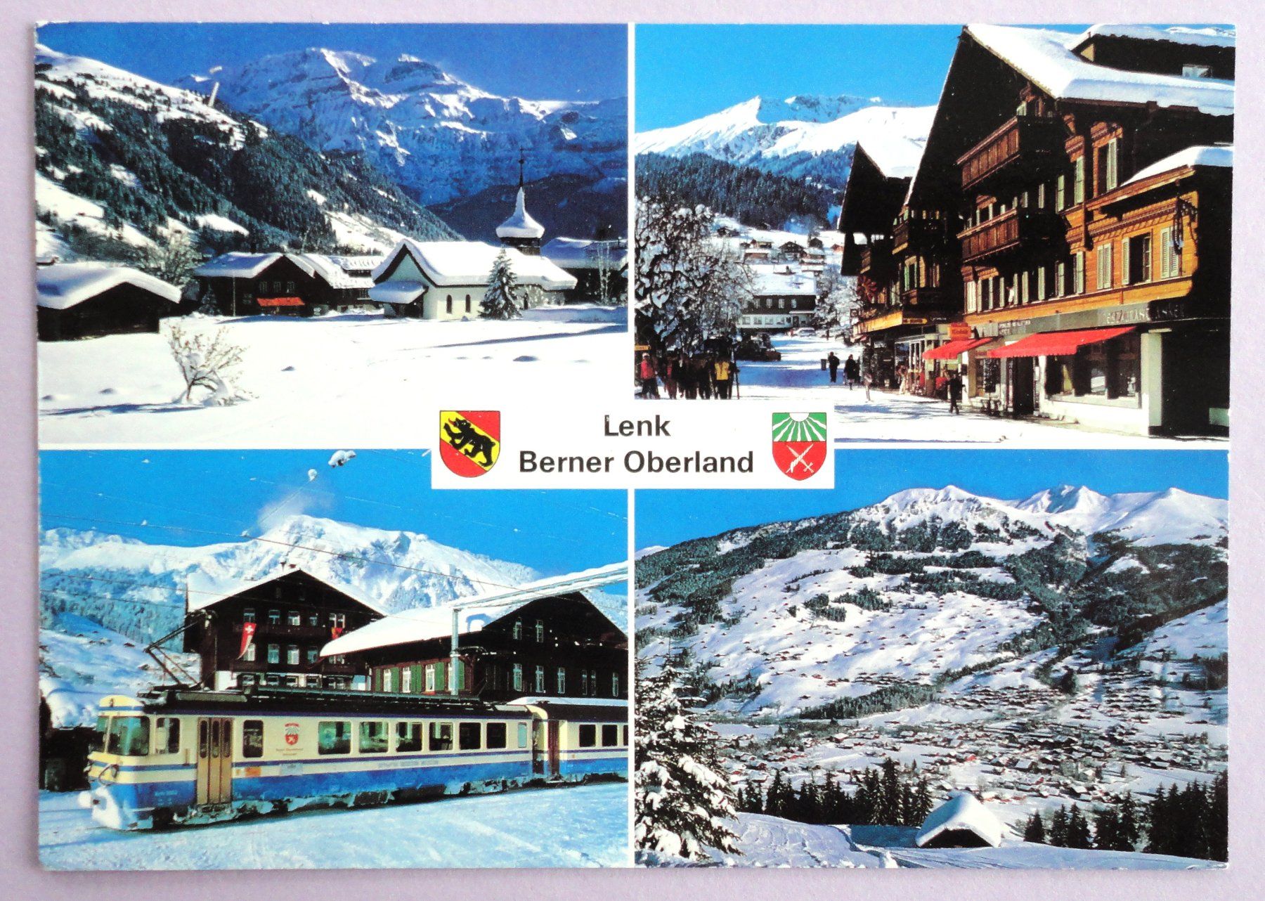 Cartoline postali: Lenk, Berner Oberland – Usato da Fétigny venduto da Billy2miny
