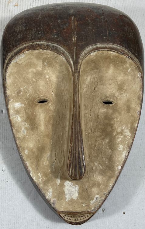 Mask-it Leder-Halbmaske, 20,3 Cm – Irisierendes Kupfer Mit Schwarzen Bändern, Für Partys & Kostüme