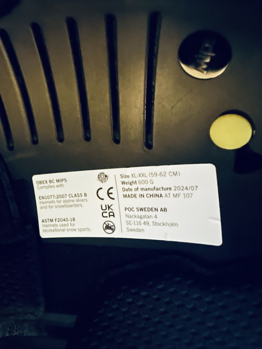 Poc Casques: Skihelm - Obex BC MIPS – Neuf (Voir description) à Adliswil par und_7786 5
