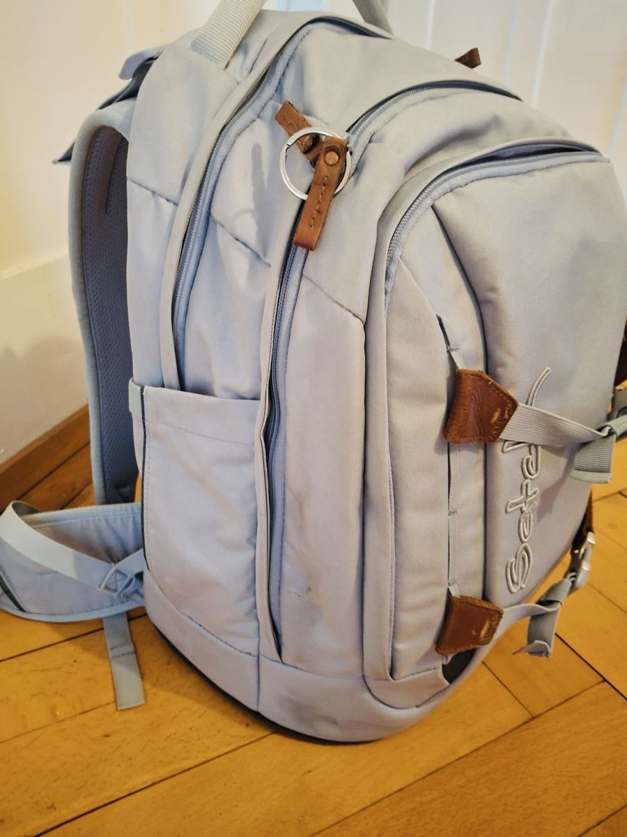 Satch Zaini: Satch Schul-Rucksack hellblau – Usato da Uzwil venduto da Mcwillson 1