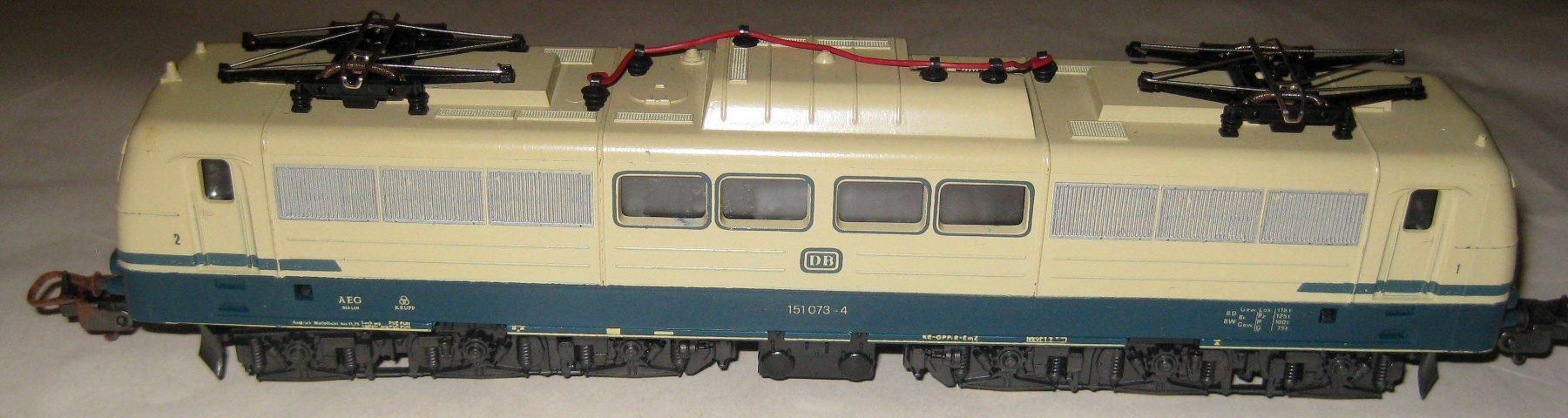 Lima Modellini di ferrovie: Lima 208055 BR 151 073-4 DB, DC – Usato da Yverdon les Bains venduto da f751m 1