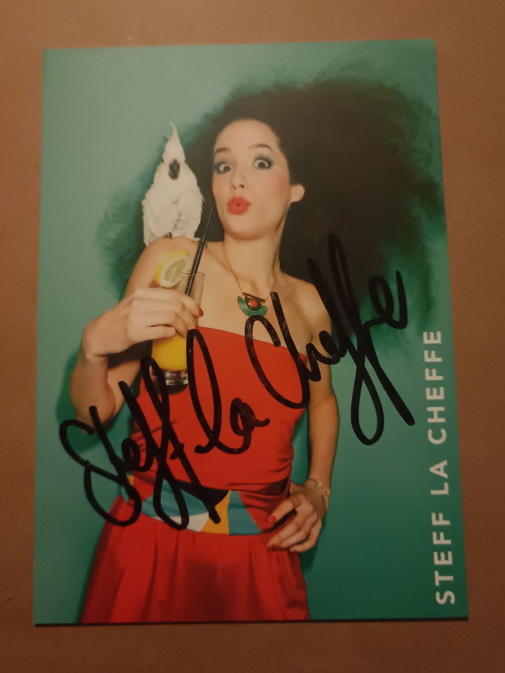 Autografi: Steff la Chef  - handsignierte alte Autogrammkarte – Usato da Menziken venduto da Artographs