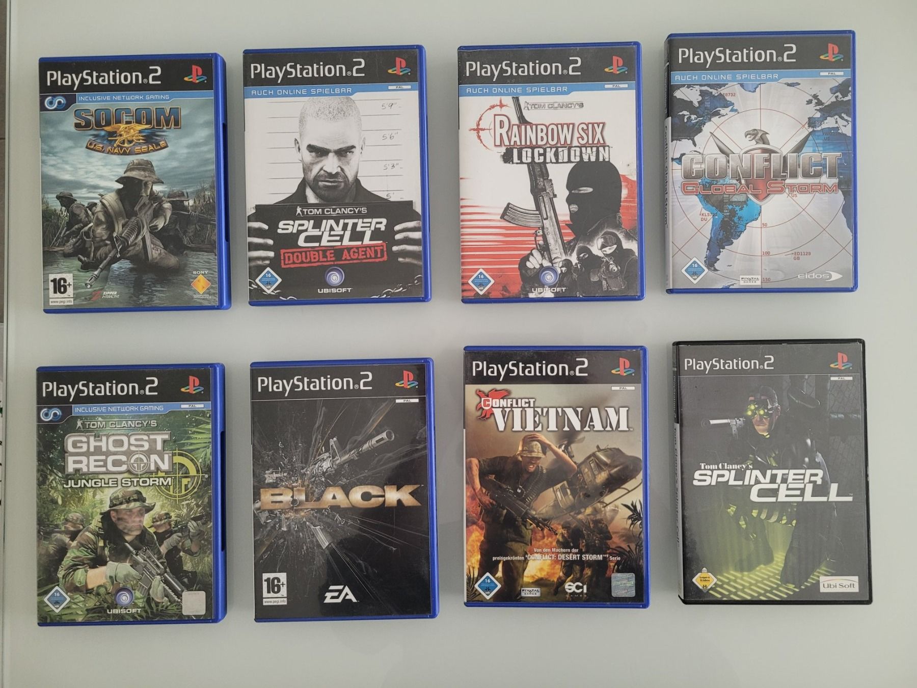 Spiele: 8x Playstation 2 Games (PAL) – Gebraucht aus Uezwil von -Retrogames-