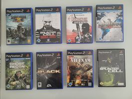 8x Playstation 2 Games (PAL)