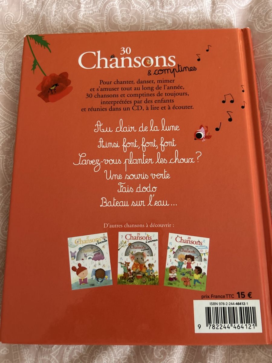Libri: Livre 30 Chansons et comptines – Difettoso da St-Prex venduto da mar_f6t6 1