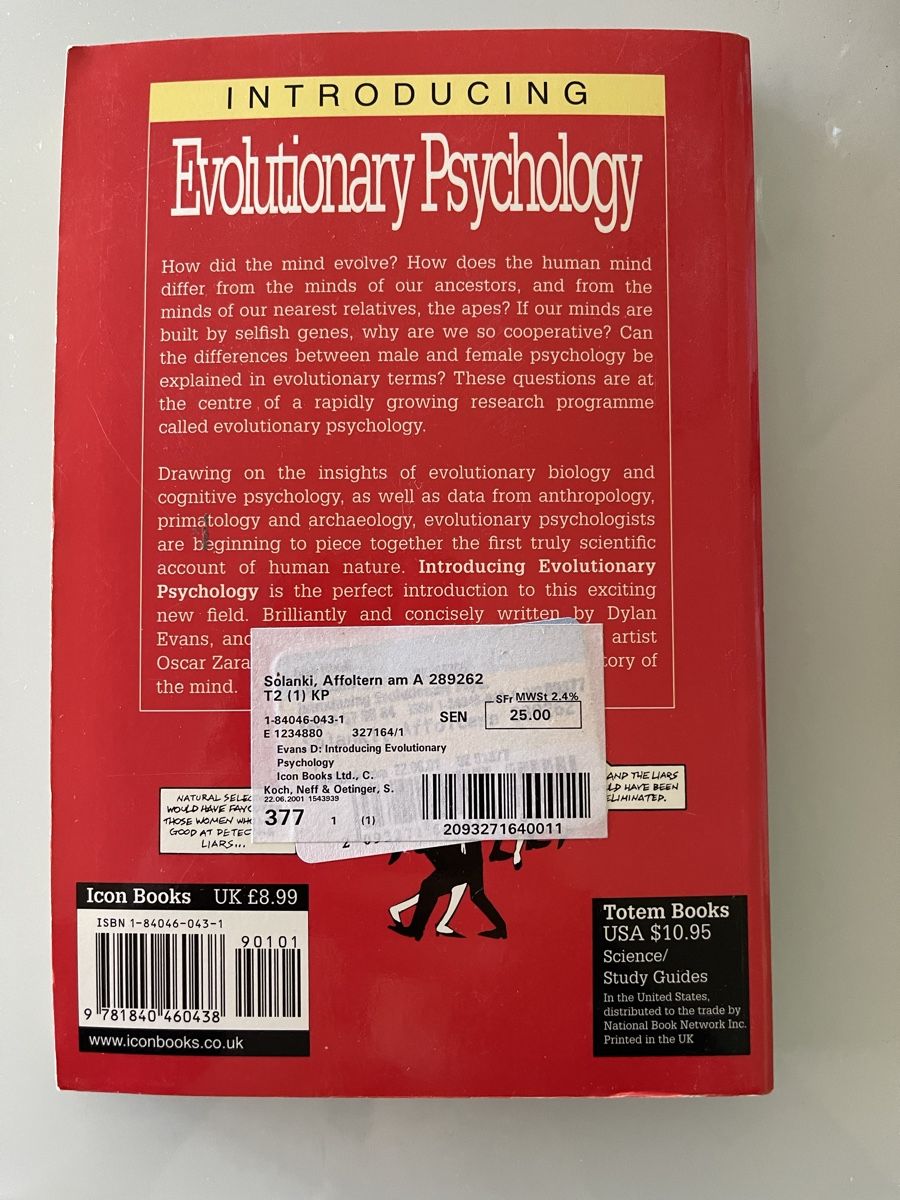 Libri: Introducing Evolutionary Psychology – Usato da Wettswil venduto da osoma99 1