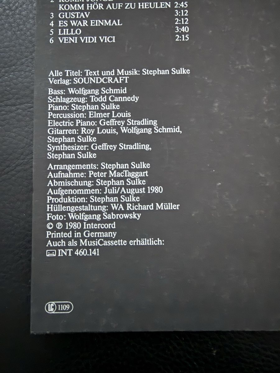 Dischi in vinile: Stephan Sulke 5, LP, Intercord Schallplatte – Usato da Goldach venduto da Messerguru 2