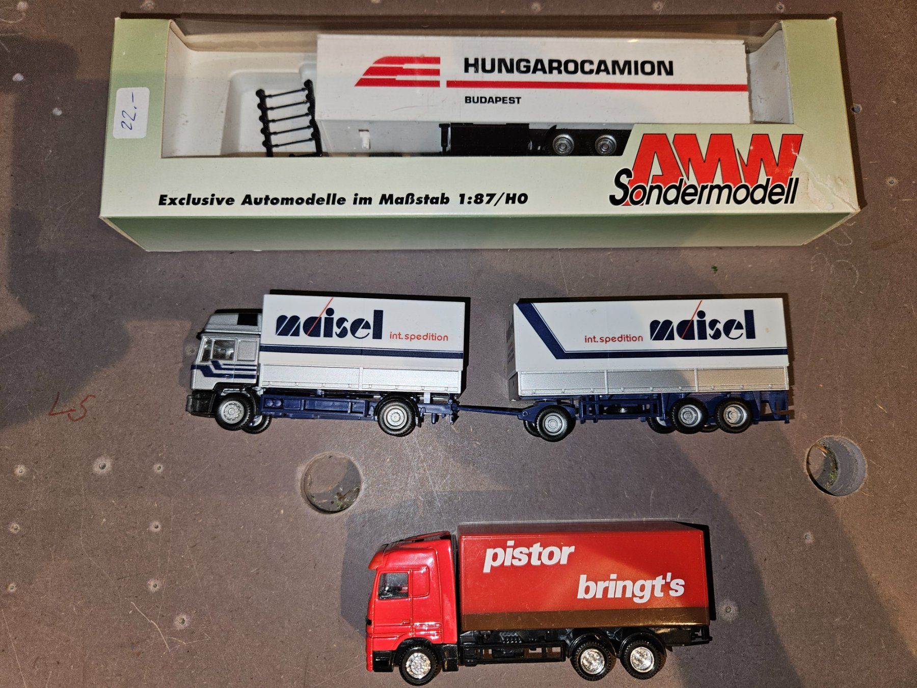Herpa Modelleisenbahnen: Konvolut LKW AMW – Gebraucht aus Bern von lukas90pilze