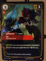 Riftbound - Vi - Exclusive event Sample