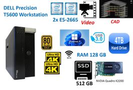 PC Dell Precision Workstation T5600 128GB 2x CPU