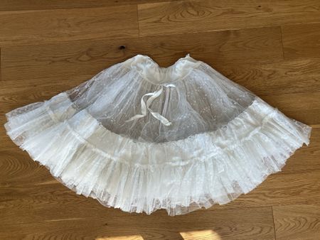 Alter Unterrock Grösse S weiss