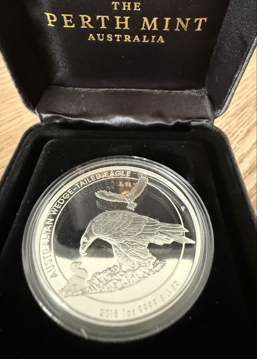 Alle Münzen: Perth Mint Silbermuenze Wedge-Tailed Eagle 1oz 2016 – Neu (gemäss Beschreibung) aus Hedingen von mat_s8x7 2
