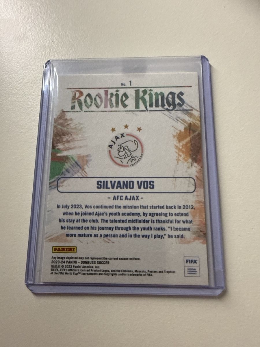 Panini Carte collezionabili: Silvano Vos, Ajax, Donrus – Usato da Bäretswil venduto da pu0_7rmv 1