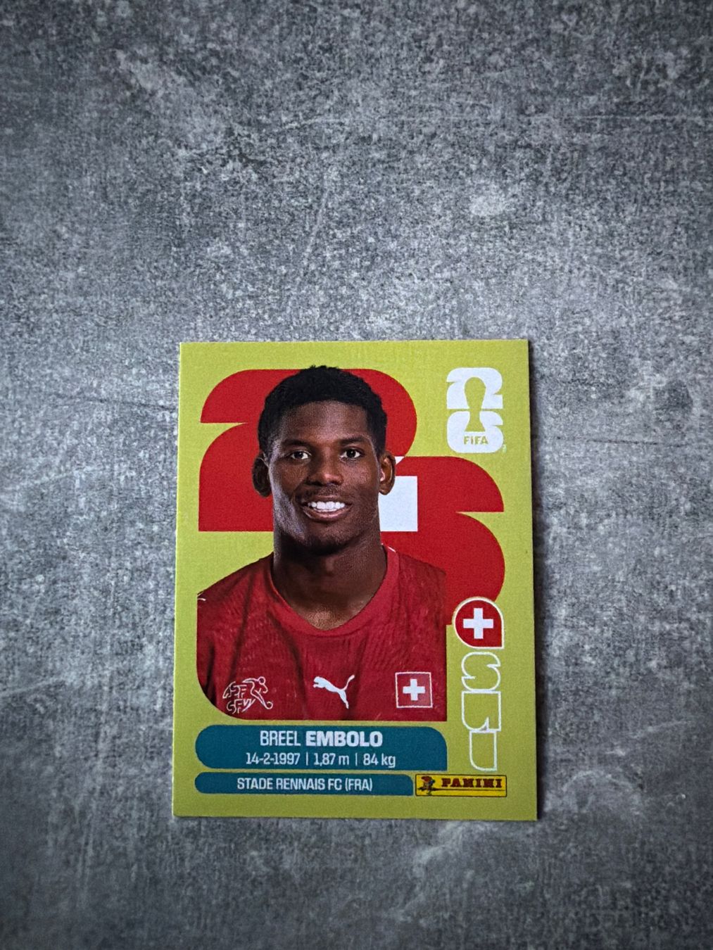 Panini Sammelbilder & Trading cards: Breel Embolo Panini SUI17 – Gebraucht aus Pfeffingen von Fantasy1971