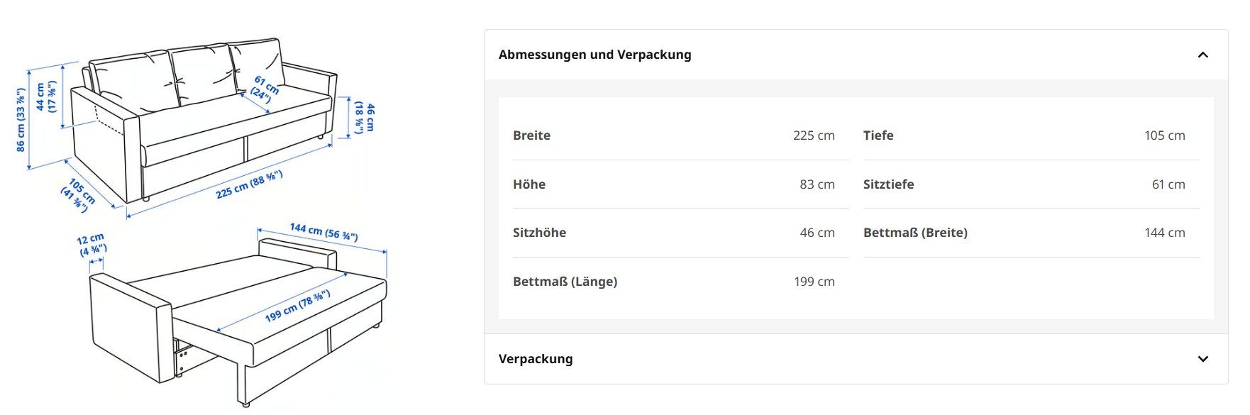 Ikea Sofas: FRIHETEN 3er-Bettsofa, Bomstad schwarz – Gebraucht aus Oberhofen Thun'see von lisaann 6