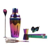 Edelstahl Cocktail Shaker Set 8 Pcs.Neu!