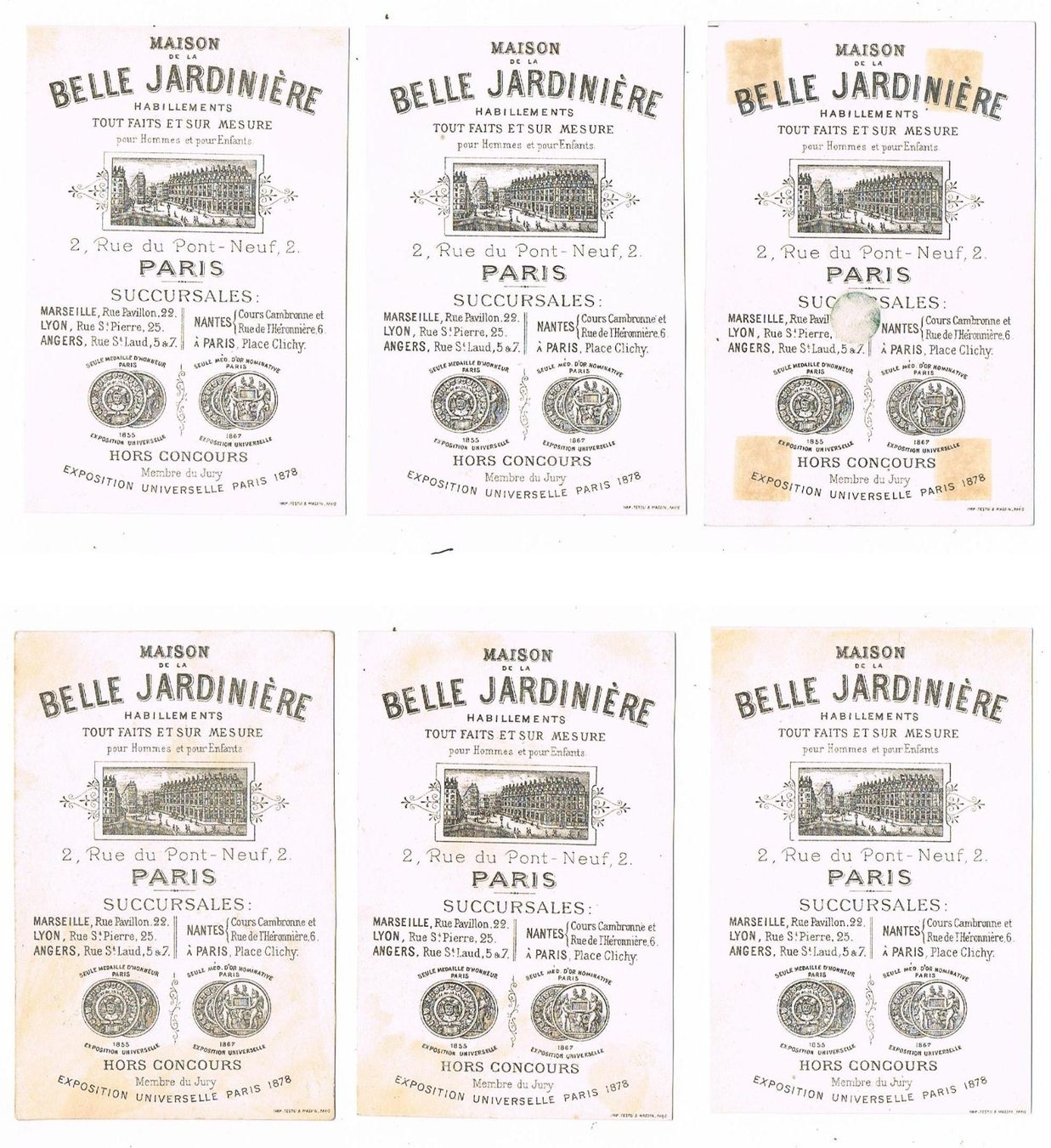 Grafica & Litografie: Cartes publicitaires - Chromo – Usato da Genève venduto da edelweiss1900 7