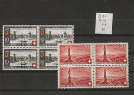 timbre Pro Patria B15 et B16 ** bloc de 4
