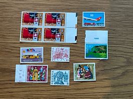 Kleine Briefmarkensammlung ungestempelt 1980er Jahre
