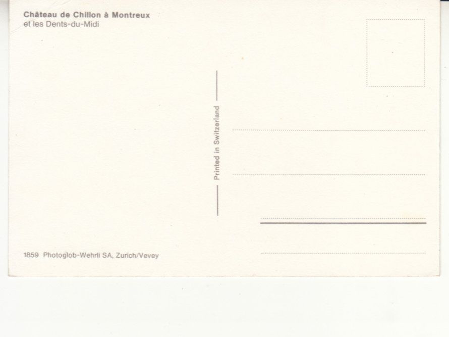 Cartoline postali: Chillon ca. 1950 – Usato da Bürglen TG venduto da StampGraf 1