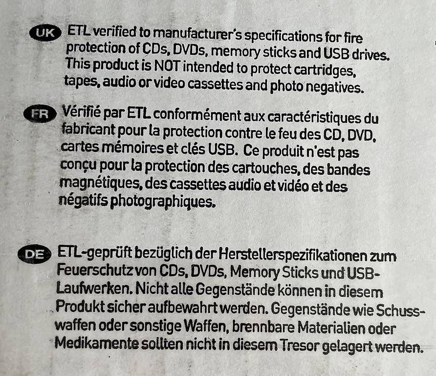 Casseforti: Master Lock-Sicherheitskassette mit 2 Schlüsseln,  – Usato da Güttingen venduto da ordoni 4