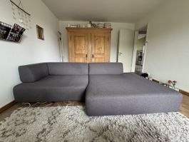 Ecksofa Dunkelgrau