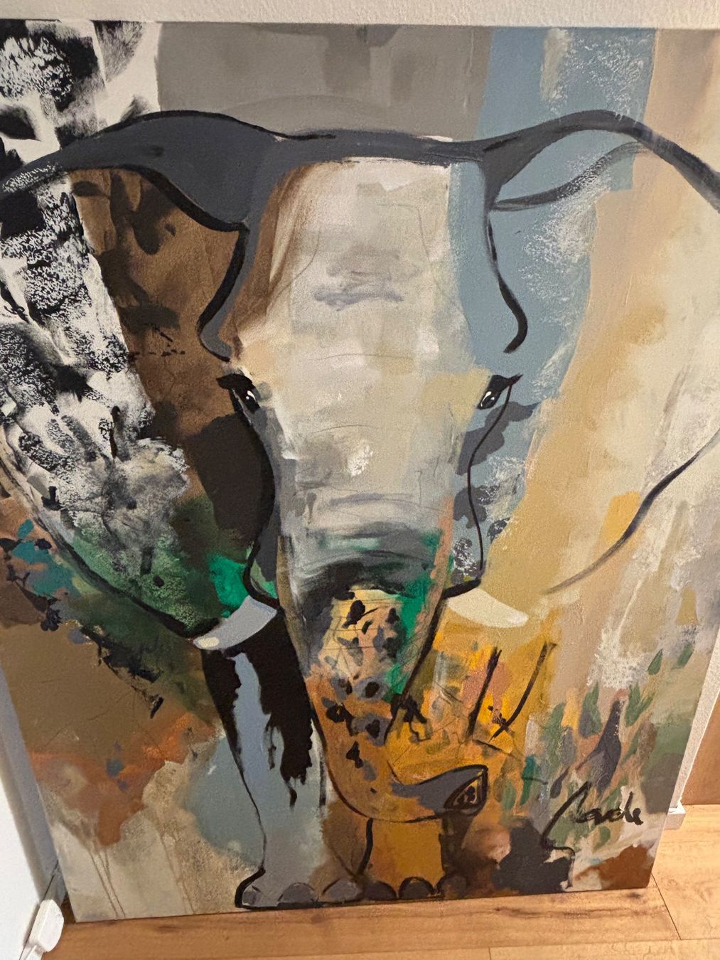 Dipinti: Elefant Bild von Gade – Usato da Zürich venduto da tinde