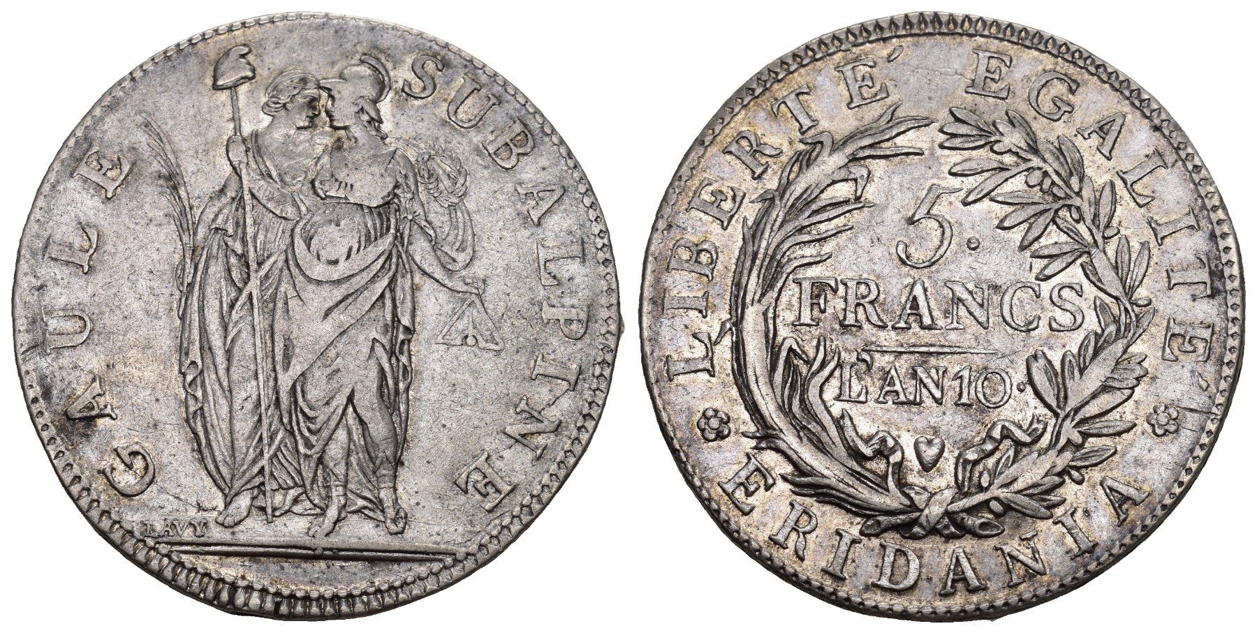 Toutes les monnaies: Piemont O.J Lan 10 – D'occasion à Bern par numismatictops