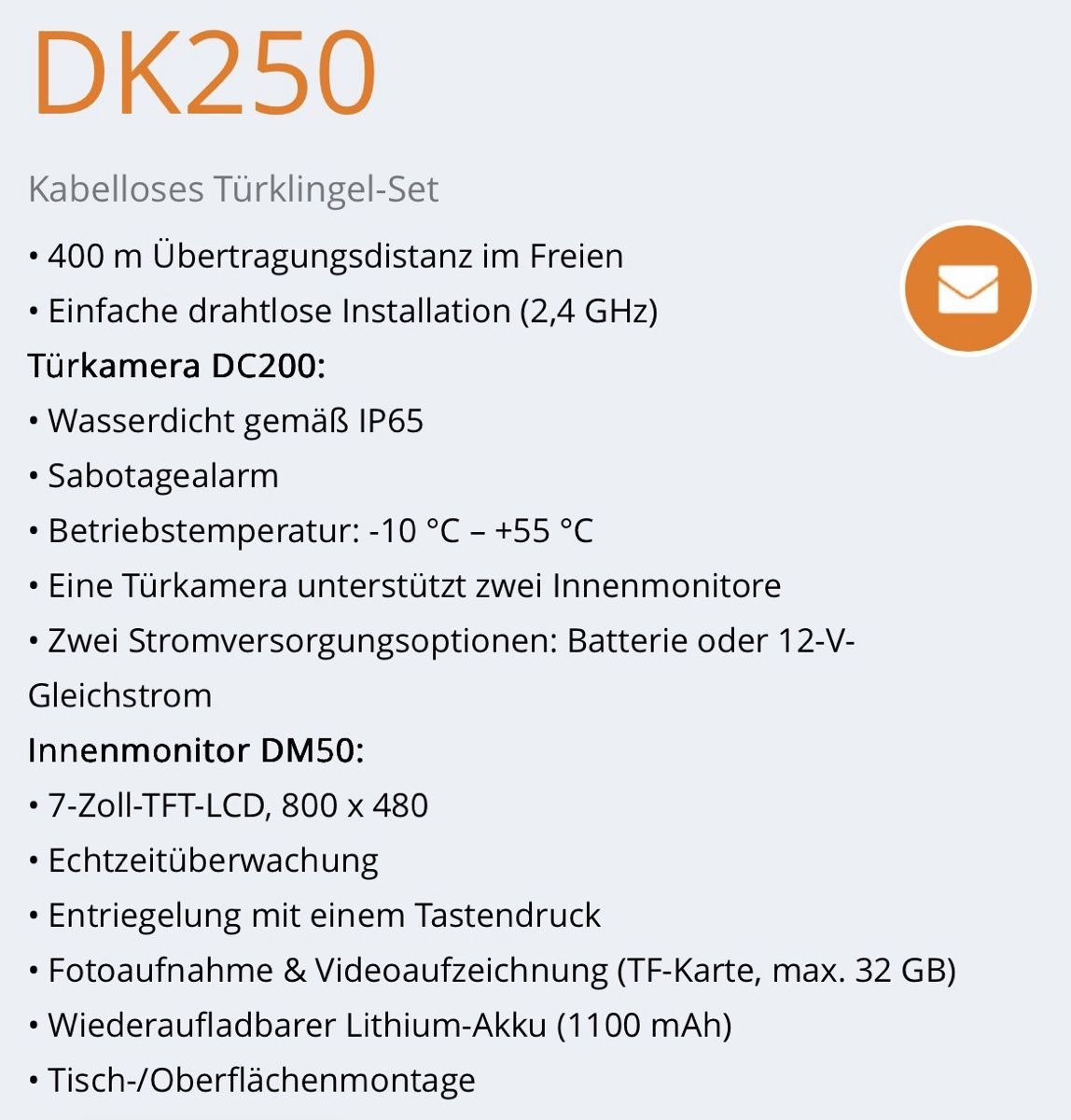 Campanacci mucche: Türklingel mit Kamera – Usato da Brunnen venduto da fra_7syg 2