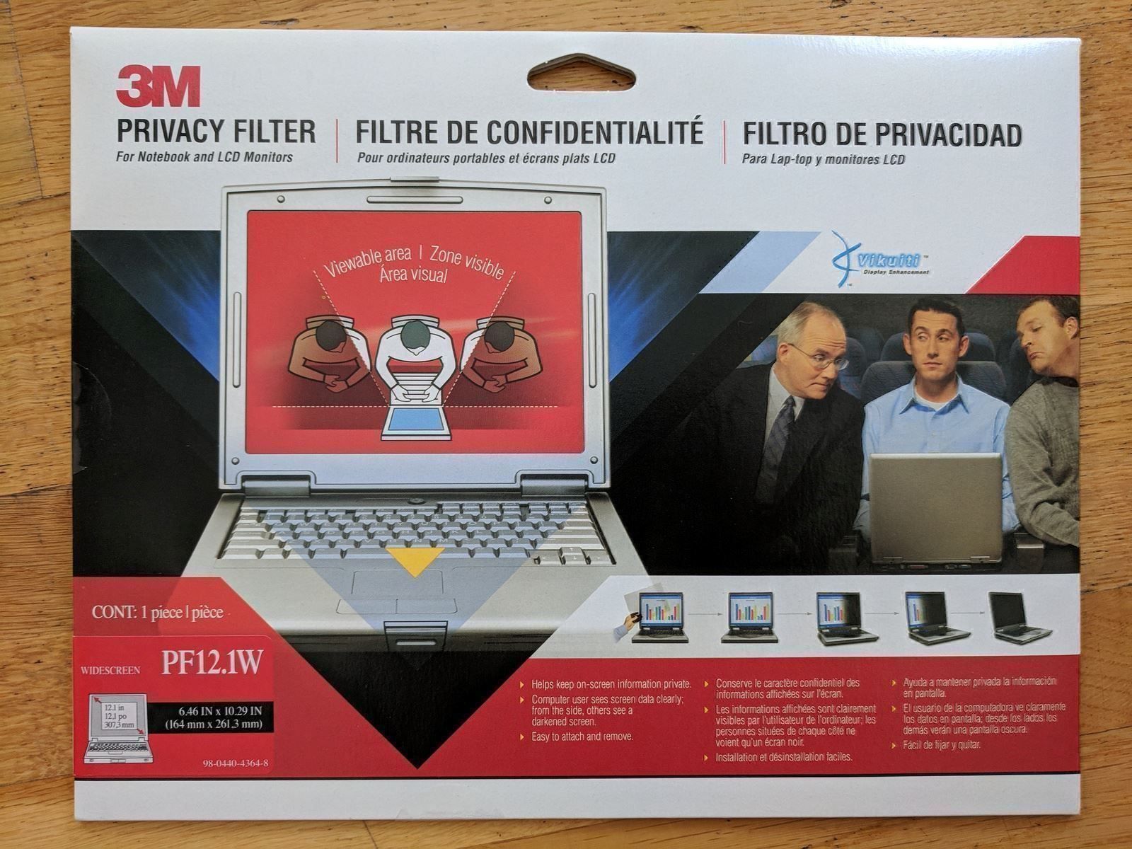 PCs: Original 3M Sichtschutz 12.1" 16*10 – Neu und originalverpackt aus Neuenhof von Abakan