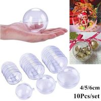 Weihnachtskugel DIY Kunststoff 10 Stück 4cm  % sale%