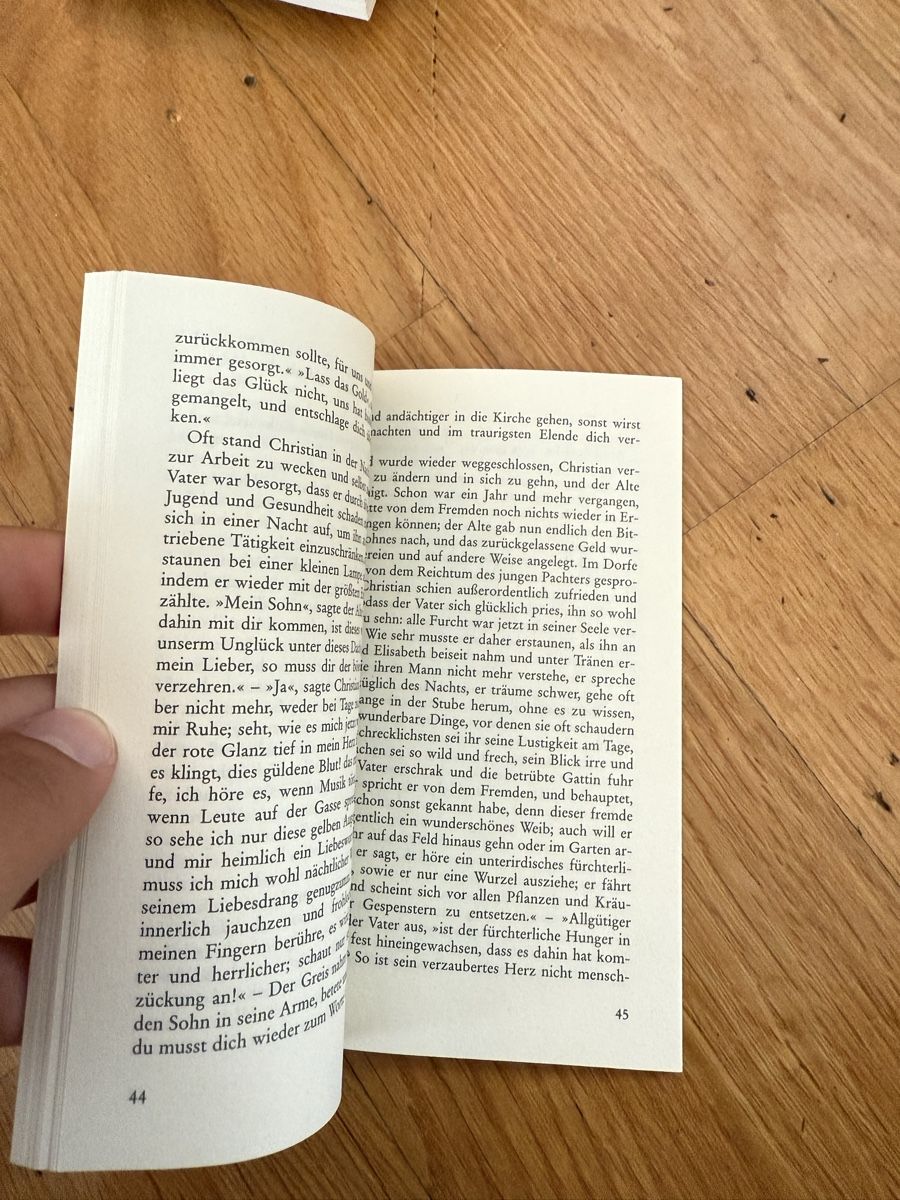 Libri: Ludwig Tieck: Der blonde Eckbert, Der Runenberg, Top! – Usato da Zürich venduto da estela22 1